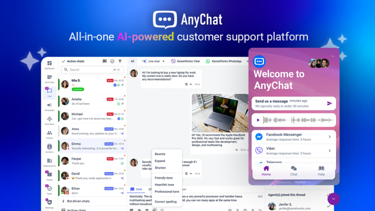 Chatbot con IA para WhatsApp e Instagram con AnyChat